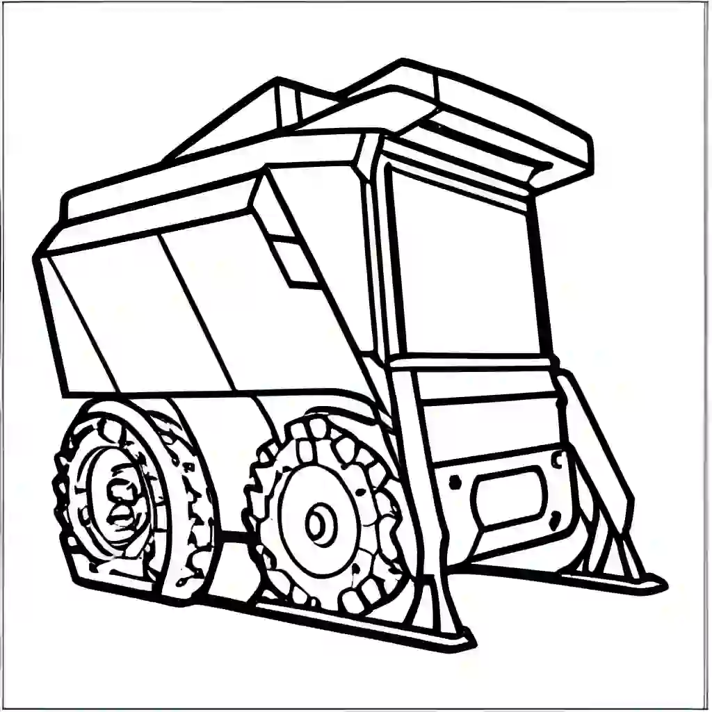 Sand Screening Machine coloring pages